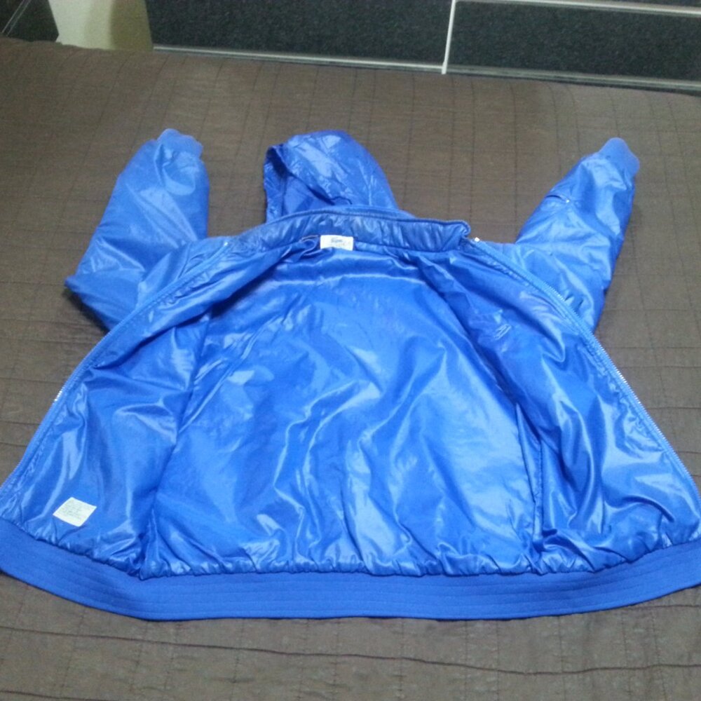 Vintage Izod Lacoste Jacket Puffer Bomber Hooded Men's Large Winter 80's 70's - Picture 3 of 16